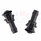 Set of 2 Nylon Nipples for Yamaha Outboard F15 6BL-44391-00 6H3-44391