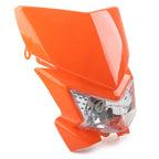 35W Front Headlight Lamp for Motorcycle Dirt Bike 250cc Orange