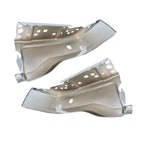 Set of 2 Chrome Rear Bumper Ends for Ford Ranger (2019-2023)