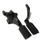 Footpegs with Mount Brackets for Harley Sportster XL 883 1200 (2014–2022) Black