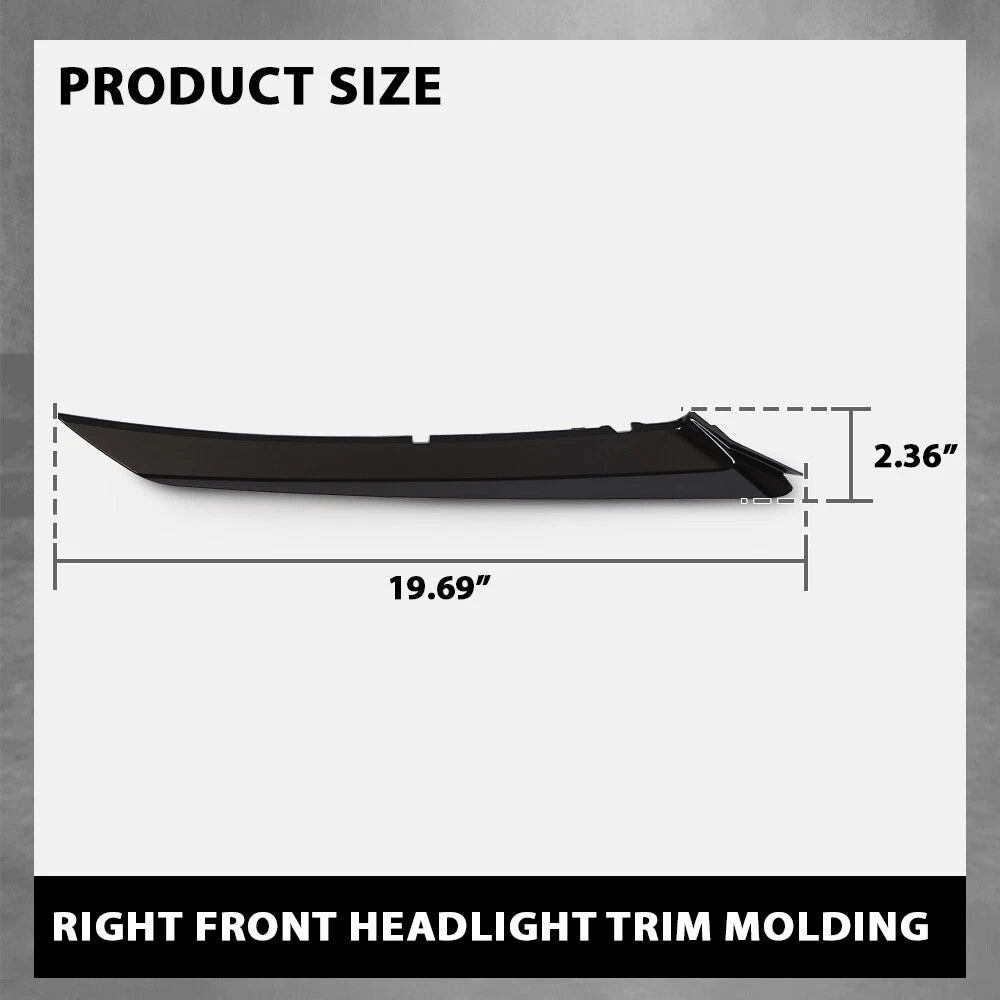 Front Bumper Headlight Trim Molding for Toyota Camry (2018–2024)