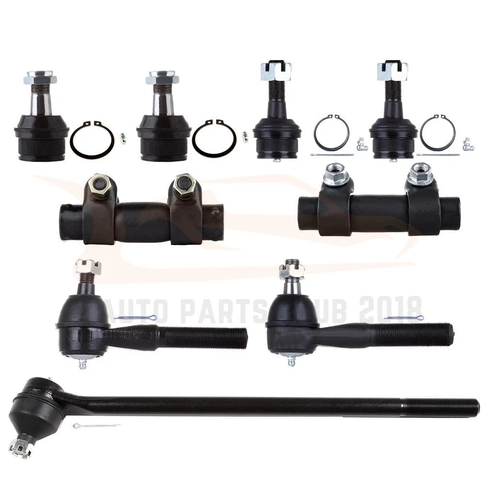 9pcs Suspension Ball Joint Tie Rod Ends Kit for Ford F-150 (1980–1996)