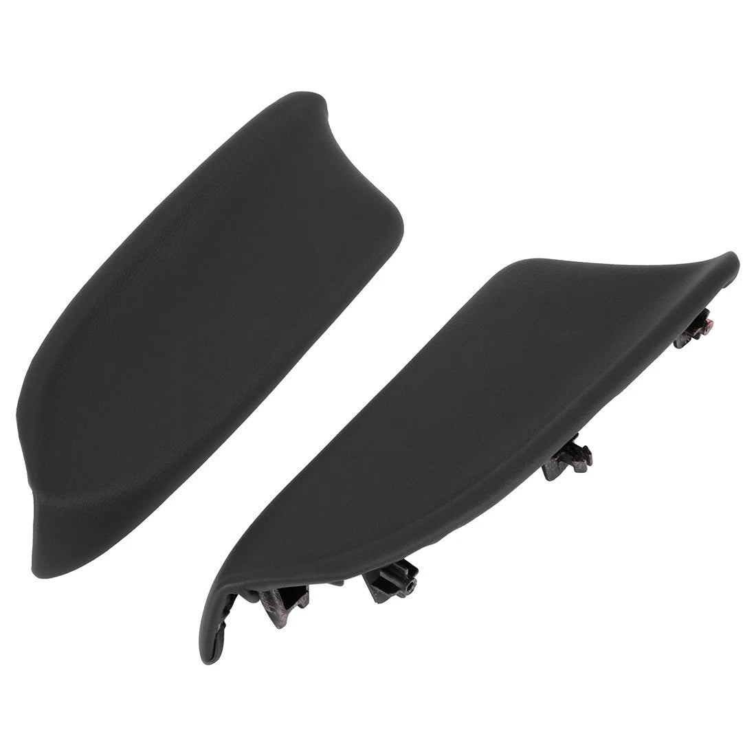 Set of 2 Front Door Panels Armrest Lid Handle Covers Black for Honda Accord (2008–2012) 752374482356