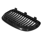 Front Kidney Grille Dual Slat for BMW E92 2 Door Matte BK (2006-2010)