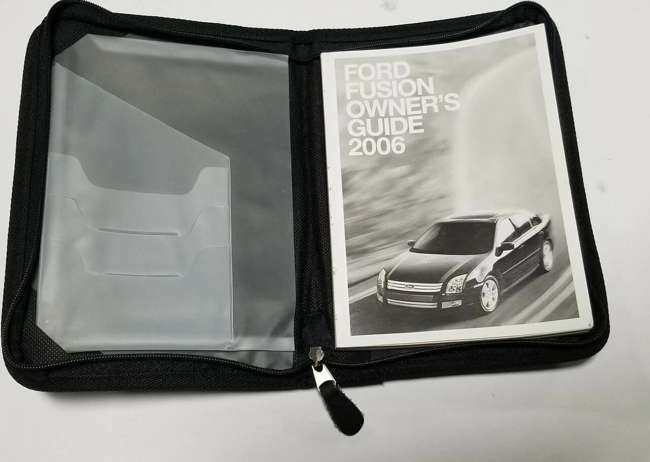 Factory Owners Manual with Case for Ford Fusion (2006)