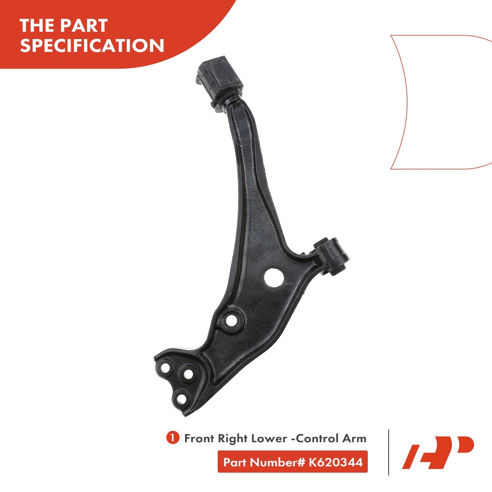 2X Front Right Lower Control Arm & Ball Joint for Nissan Quest (1993-2002)