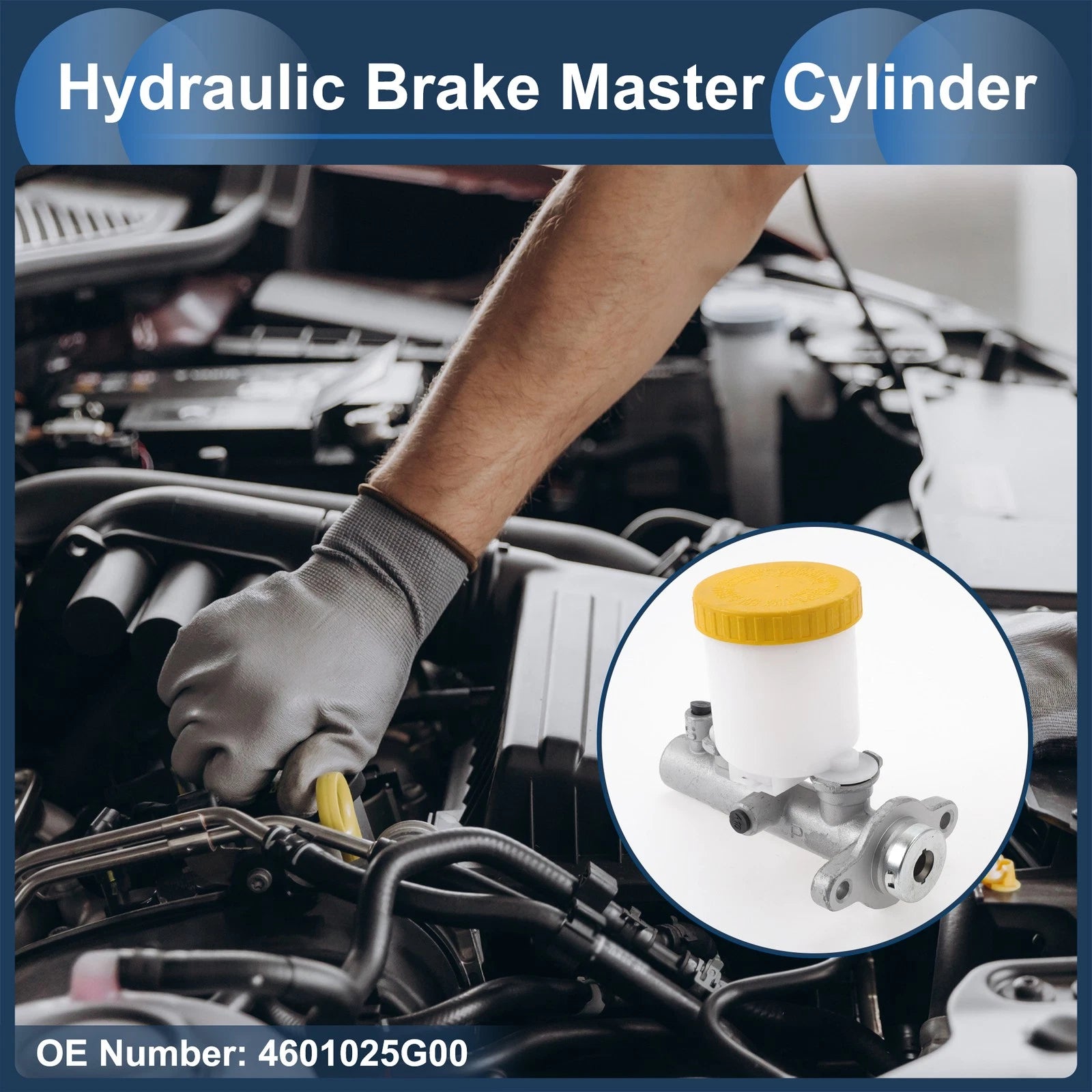 Brake Master Cylinder Reservoir No. 4601025G00 for Nissan Navara D21 (1986–2008)