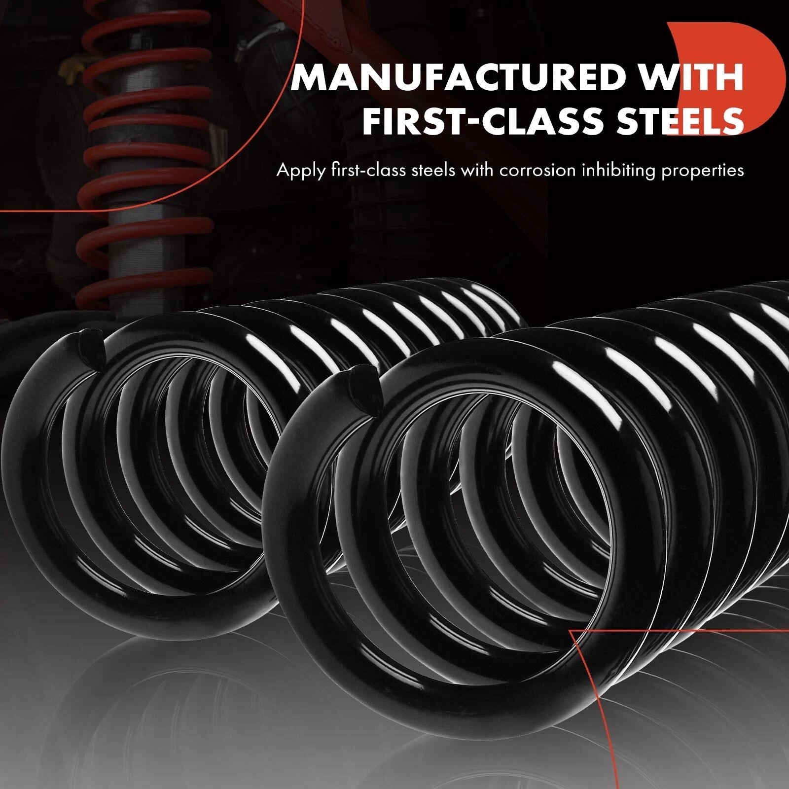 2X Front Coil Spring for Nissan Frontier (2005-2019) Pathfinder (2005-2012)