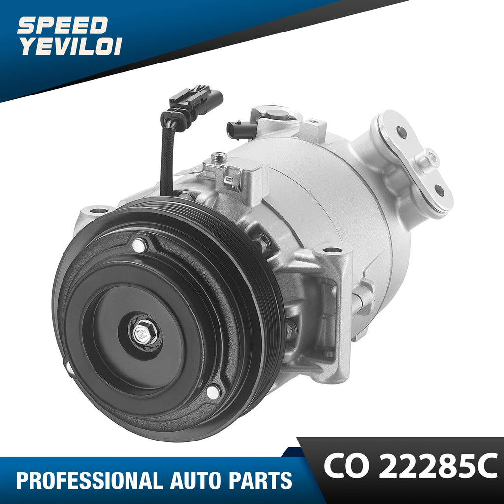A/C Compressor w/Clutch for Chevy Equinox, Impala, Malibu, Regal, Terrain (2013–2019)