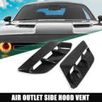 2pcs Hood Air Vent Cover Carbon Fiber for Dodge Challenger (2015–2020) 782685122597