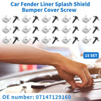 Set Car Fender Liner Splash Shield Bumper Cover Screw for BMW 1 Series M (2011)