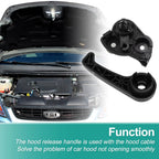 Hood Latch Release Handle for Hyundai Santa Fe Sport (2013–2018) No. 811802B000