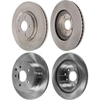 Brake Disc Rotors for Nissan Rogue (2014–2017) Front and Rear