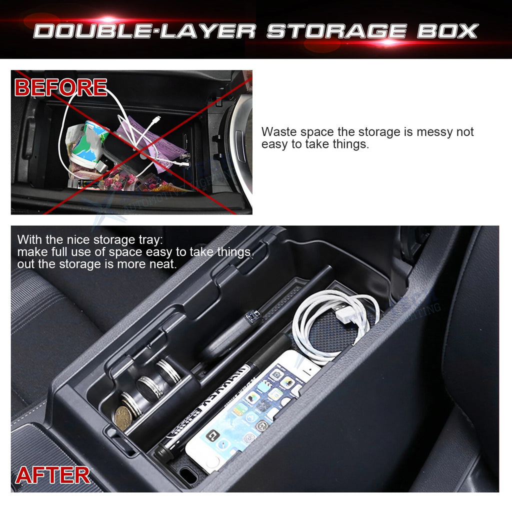 Armrest Storage Box Insert Tray Organizer for 11th Civic Sedan (2022-2024)