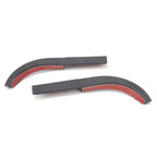 ABS Black Water Rain Gutter Extensions for Jeep Wrangler JK (2007-2017)