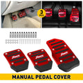 Non-Slip Manual Gas Brake Foot Pedal Pad Cover for Universal Cars