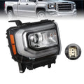 LED DRL Projector Headlight for GMC Sierra 1500 (2016–2018) RH HID/Xenon