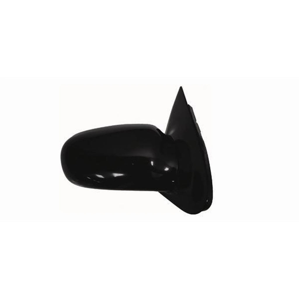 Replacement Black Gloss Passenger Side Manual Door Mirror (See Compatible Chart)