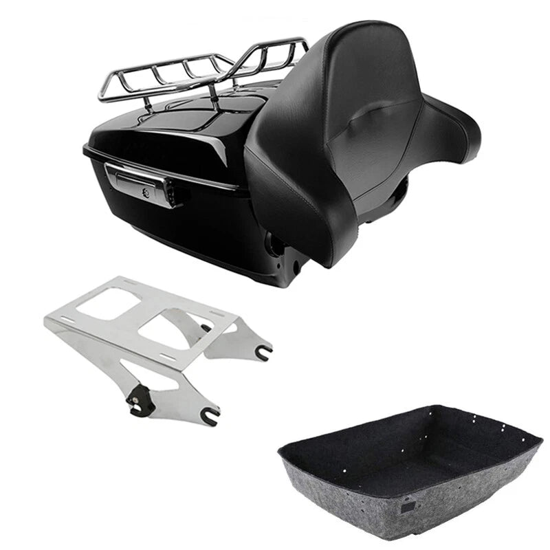 Trunk Rack Backrest for Harley Road Street Glide Touring (2014–2026)