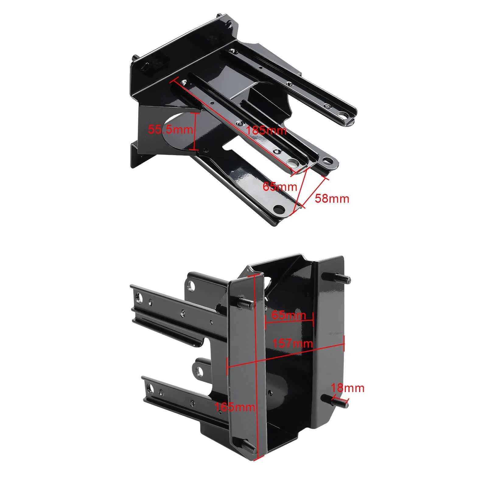 Front Fairing Support Mount Brackets for Road Glide (1998–2013)