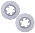 Set of 2 Front Coated Disc Brake Rotors for GMC Canyon, Isuzu i-290 (2004–2012)