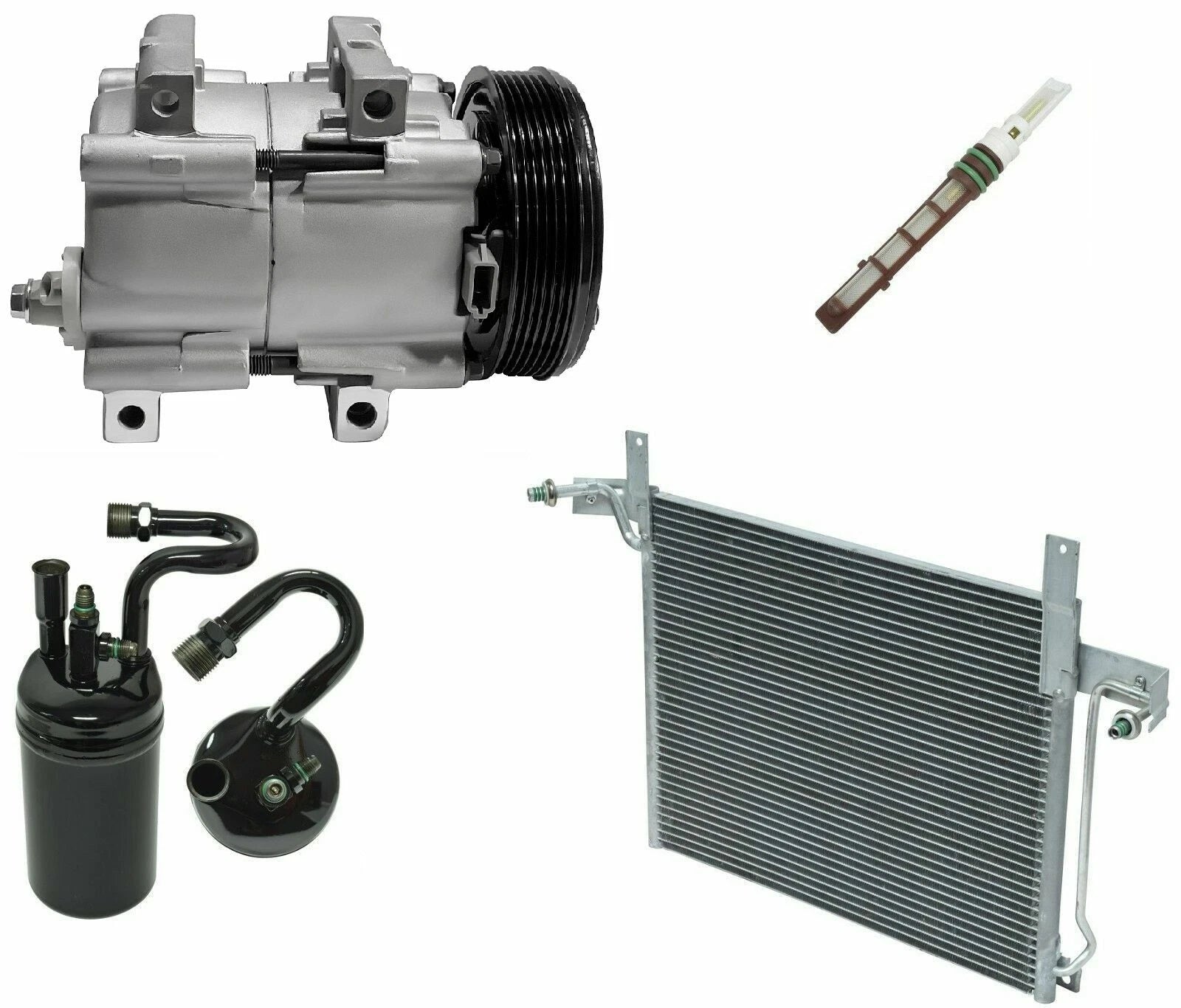 AC Compressor Kit With Condenser for Ford Ranger 3.0L 4.0L (1991–1993)