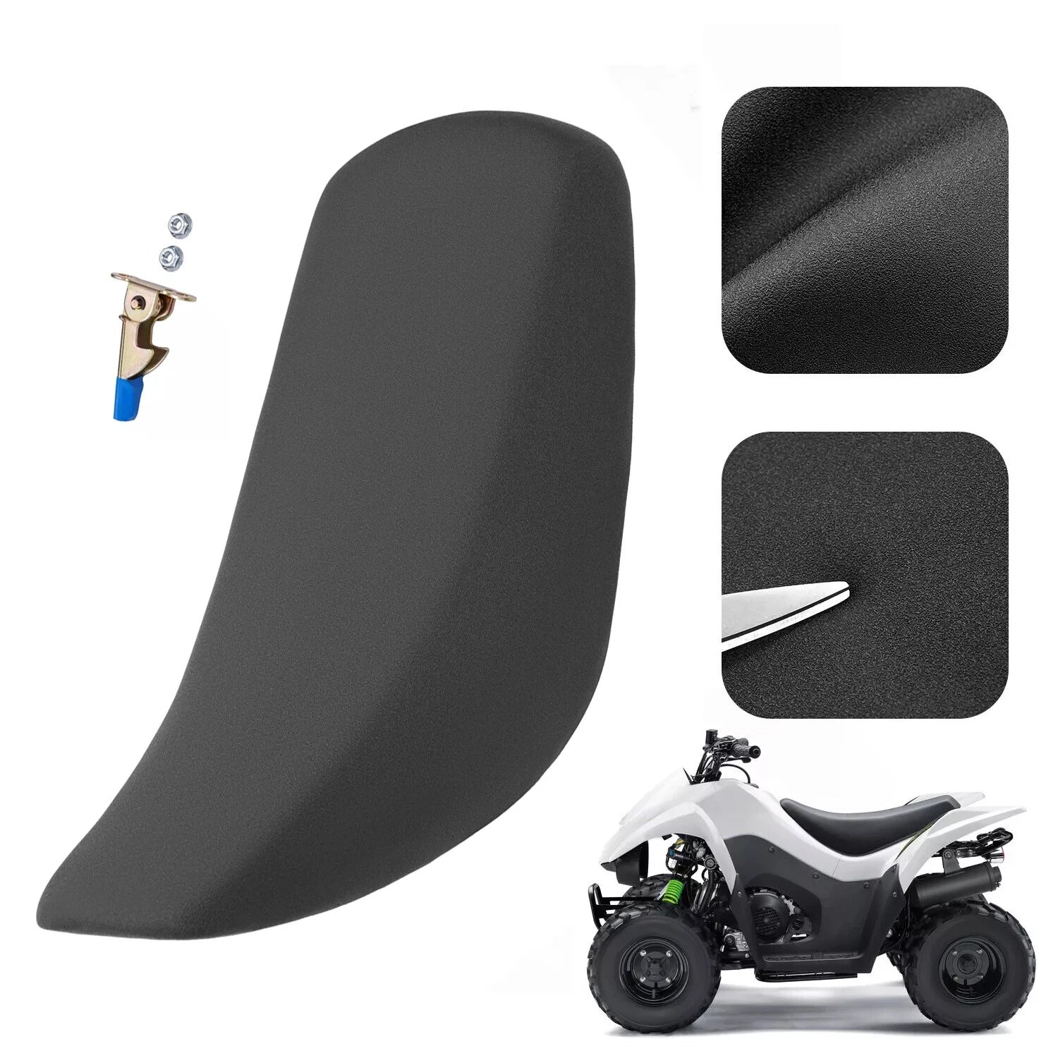 Black Seat Cover for Kawasaki KFX50 KFX90 (2007–2022)