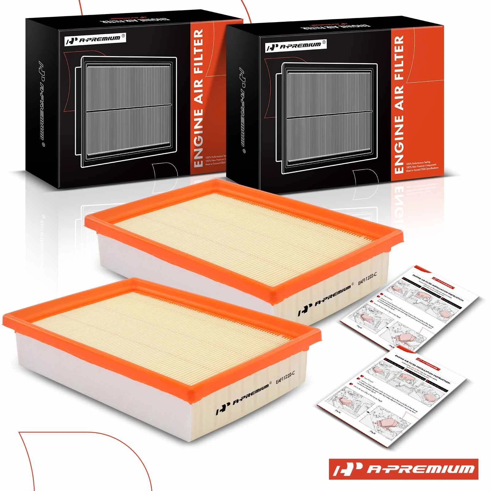 2X Engine Air Filter for Chevrolet Sonic (2012–2020)