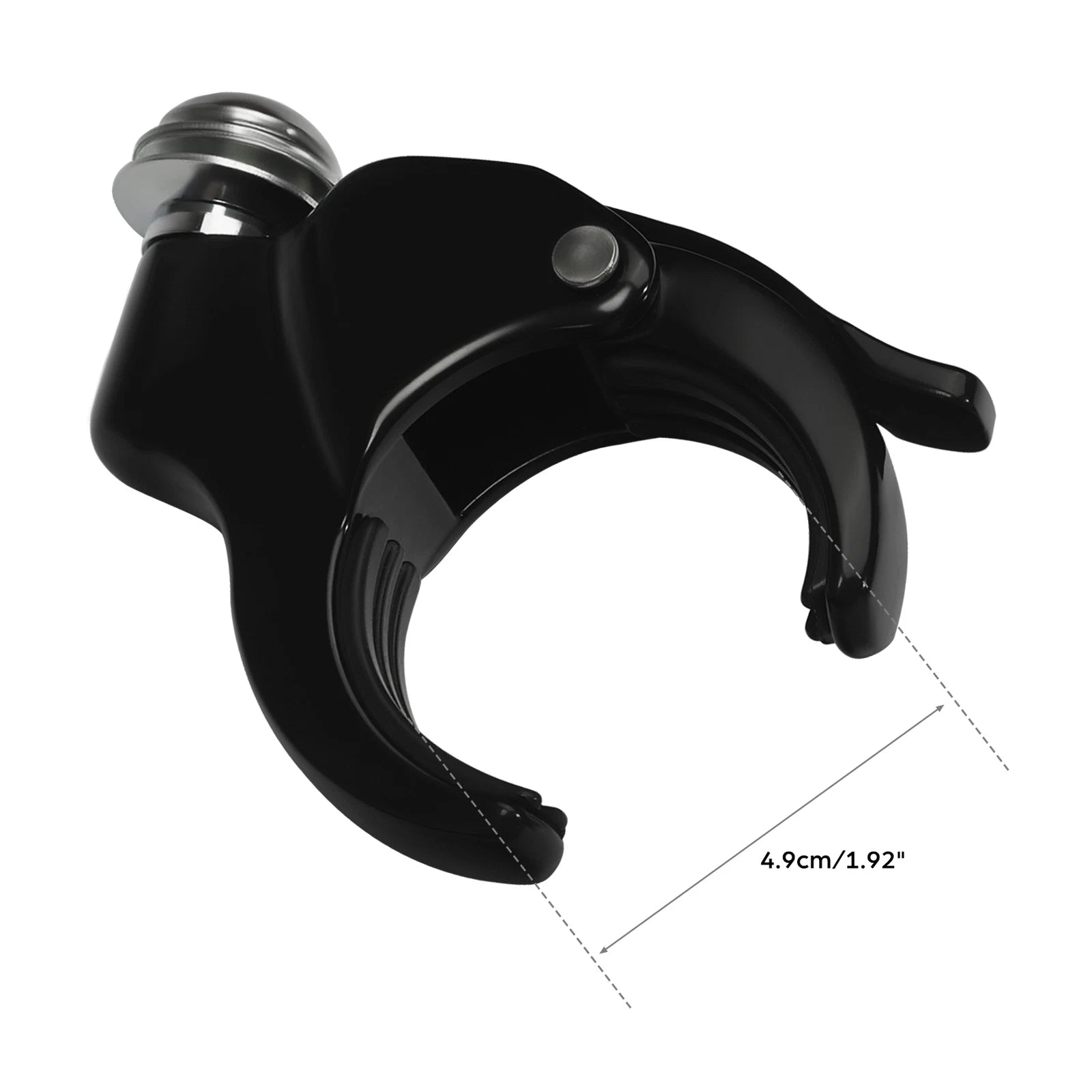 2X 49mm Windshield Clamps for Harley Dyna Street Bob Low Rider (2006–2017)