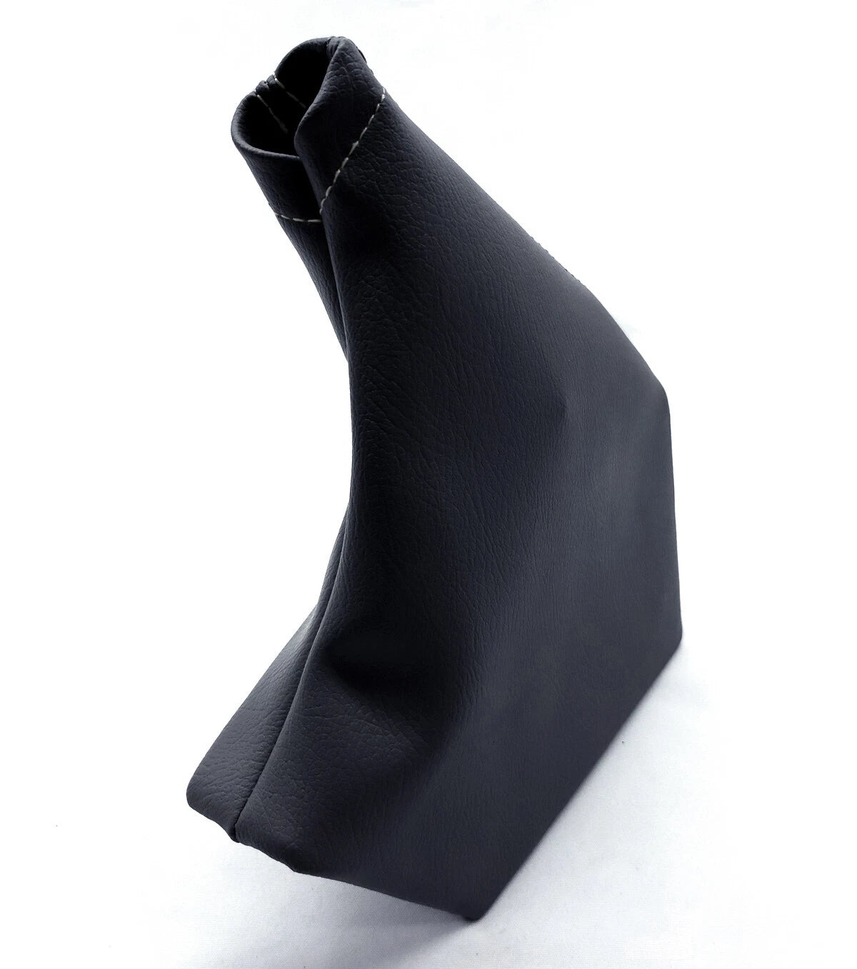 E Brake Boot PVC Leather for Subaru Forester (2014–2018) Black Gray Stitch