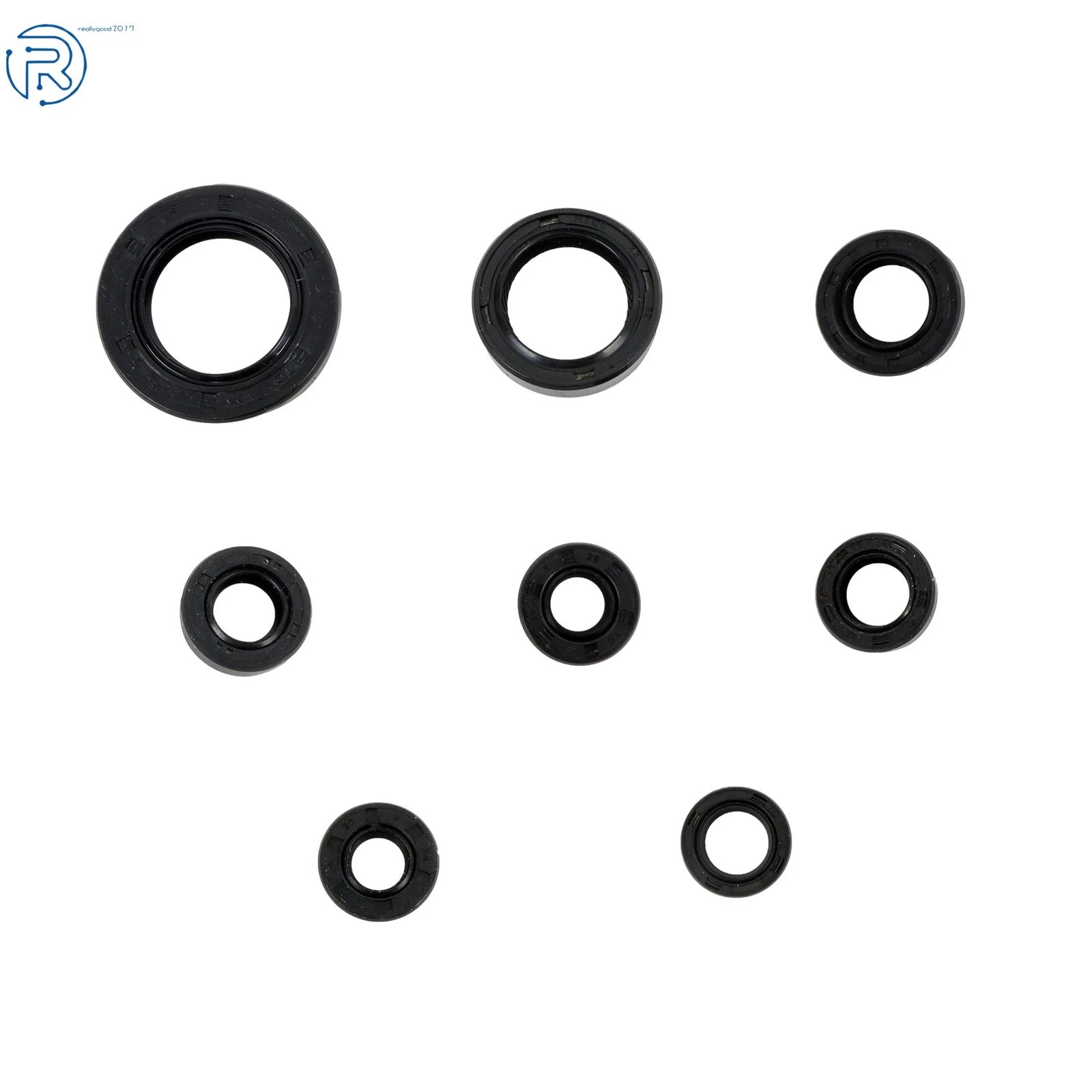 8PCS Engine Oil Seal Kit for Honda TRX350FM Rancher 4x4 (2000–2006) 822236