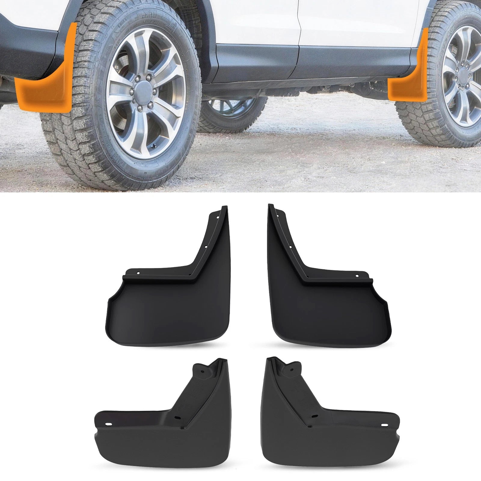 Mudguards Fender Front & Rear for Chevrolet Tahoe 2015-2020 22922767 Front Rear