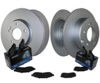 Front Rear Brake Kit Rotors & Akebono ProACT Pads for Kia Optima (2011–2015)