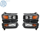 Headlight Assembly for Chevy Silverado 1500 (2019–2021) Halogen Clear
