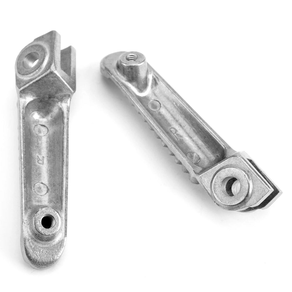 Front Foot Peg Footrest for Yamaha YZF R1 (1998–2014), R6 (1999–2014), R6S (2003–2008) Silver