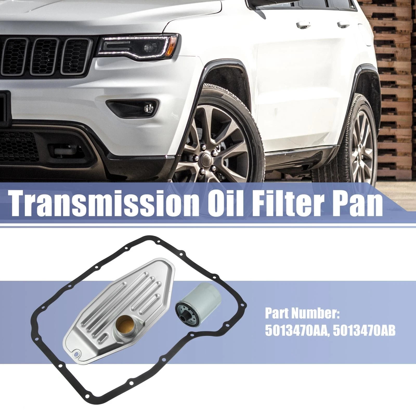 Set of 1 Transmission Filter Oil Pan Gasket Kit for Dodge Durango (2000–2003) 5013470AB