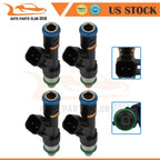 Set of 4 Fuel Injectors for Mazda MX-5 Miata, Mazda 3, Mazda 5, Mazda 6 (2001–2015)