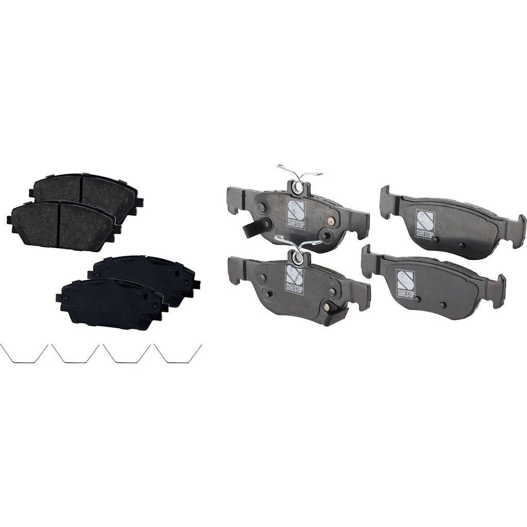 Set of 4 Brake Pads for Mazda 3 (2019–2021)