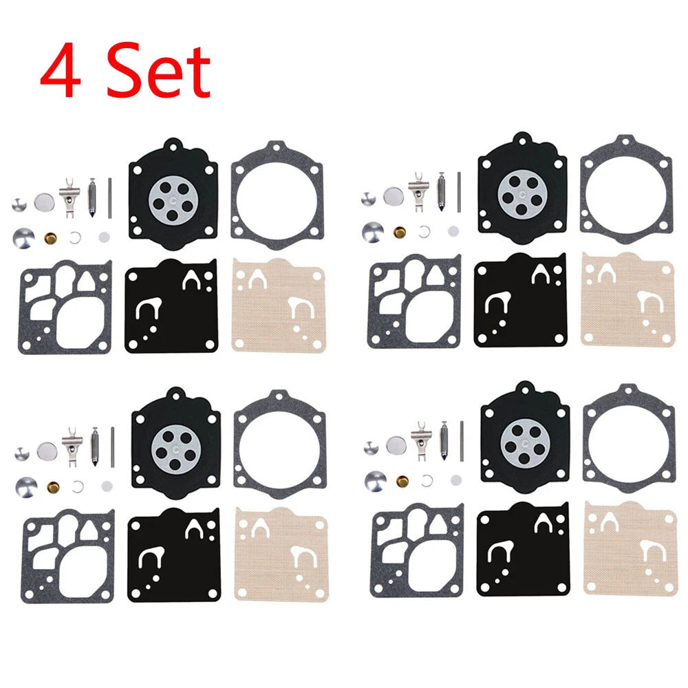 Set of 4 Carburetor Gasket Repair Kit for Walbro K12-WG WB WG K15-WJ K12-WJ