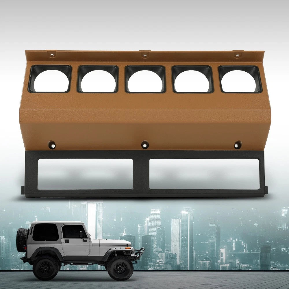 Center Gauge Radio Dash Bezel Trim for Jeep Wrangler YJ (1987–1995)