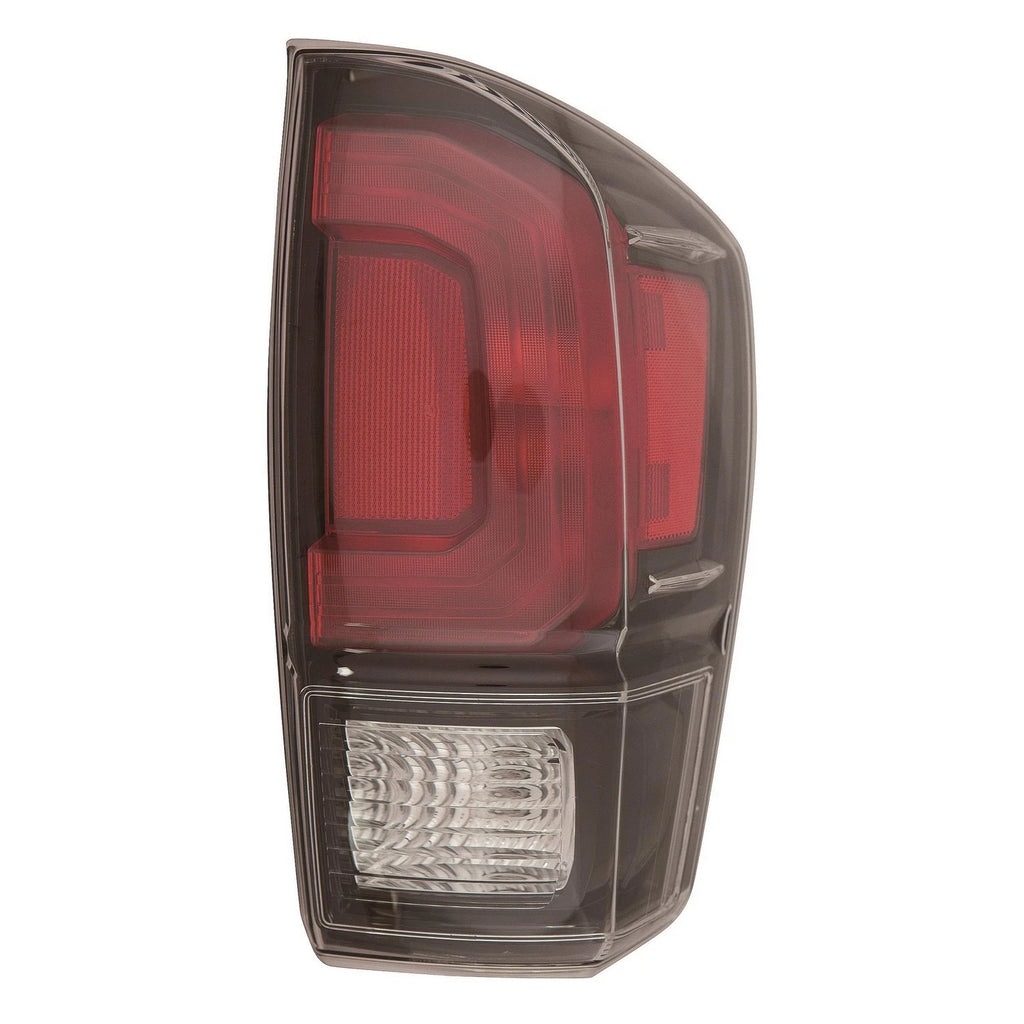 Replacement Black Passenger Side Tail Light Assembly w/LED-See Compatible Chart