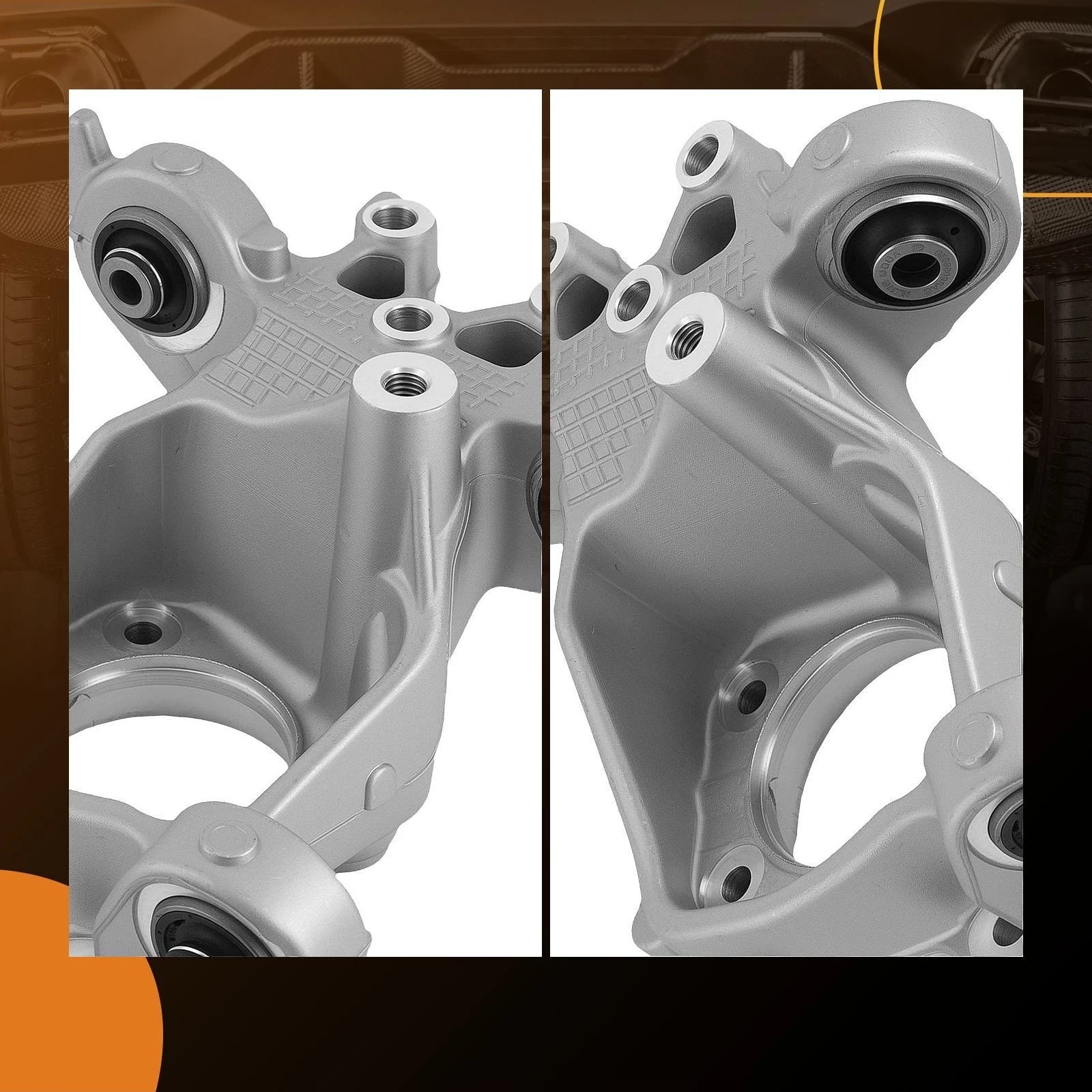 2X Rear Suspension Knuckle for Jeep Cherokee (2014–2018)