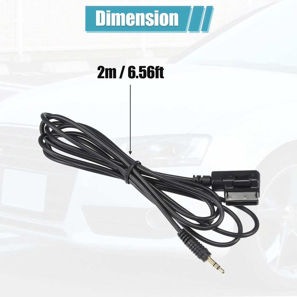 AMI MMI AUX 3.5mm Jack MP3 Adapter Cable for Audi (Various Models)