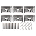 Engine Piston Set with Rings for Chrysler Dodge 2.7L V6 DOHC (1998-2010)