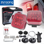 2X Wireless Magnetic LED Trailer Lights for Tow Vehicles (Universal)