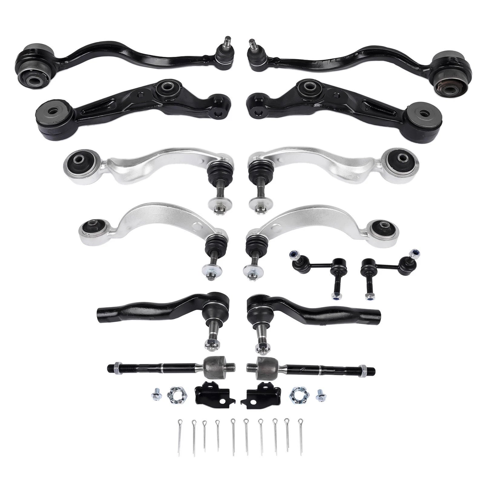 14X Control Arms & Tie Rod Kit for Lexus LS460 LS600H (2007–2017)