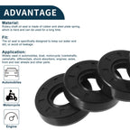 Set of 5 Oil Seal Ring 18x40x10mm NBR Rubber for Various Models 