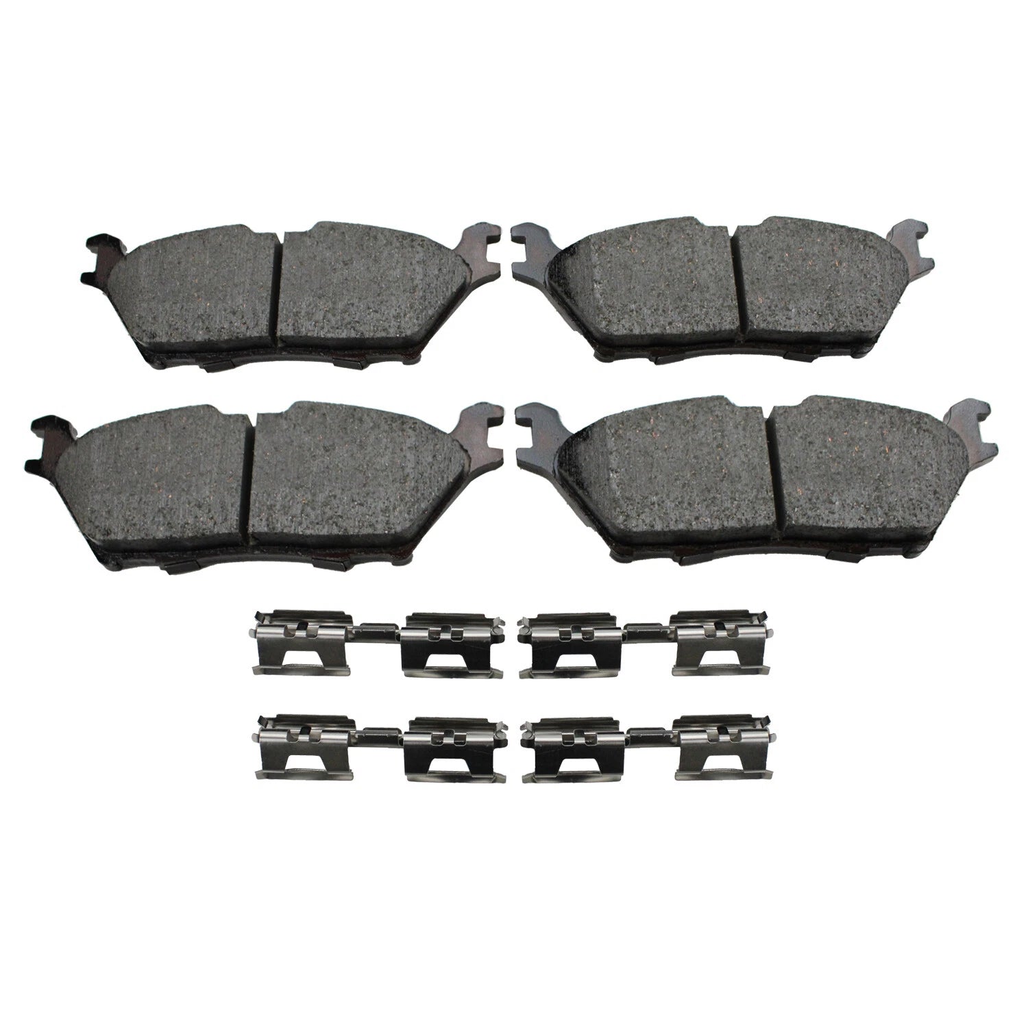 Set of 4 Akebono ProACT Rear Ceramic Slotted Brake Pads for F-150 Expedition Navigator