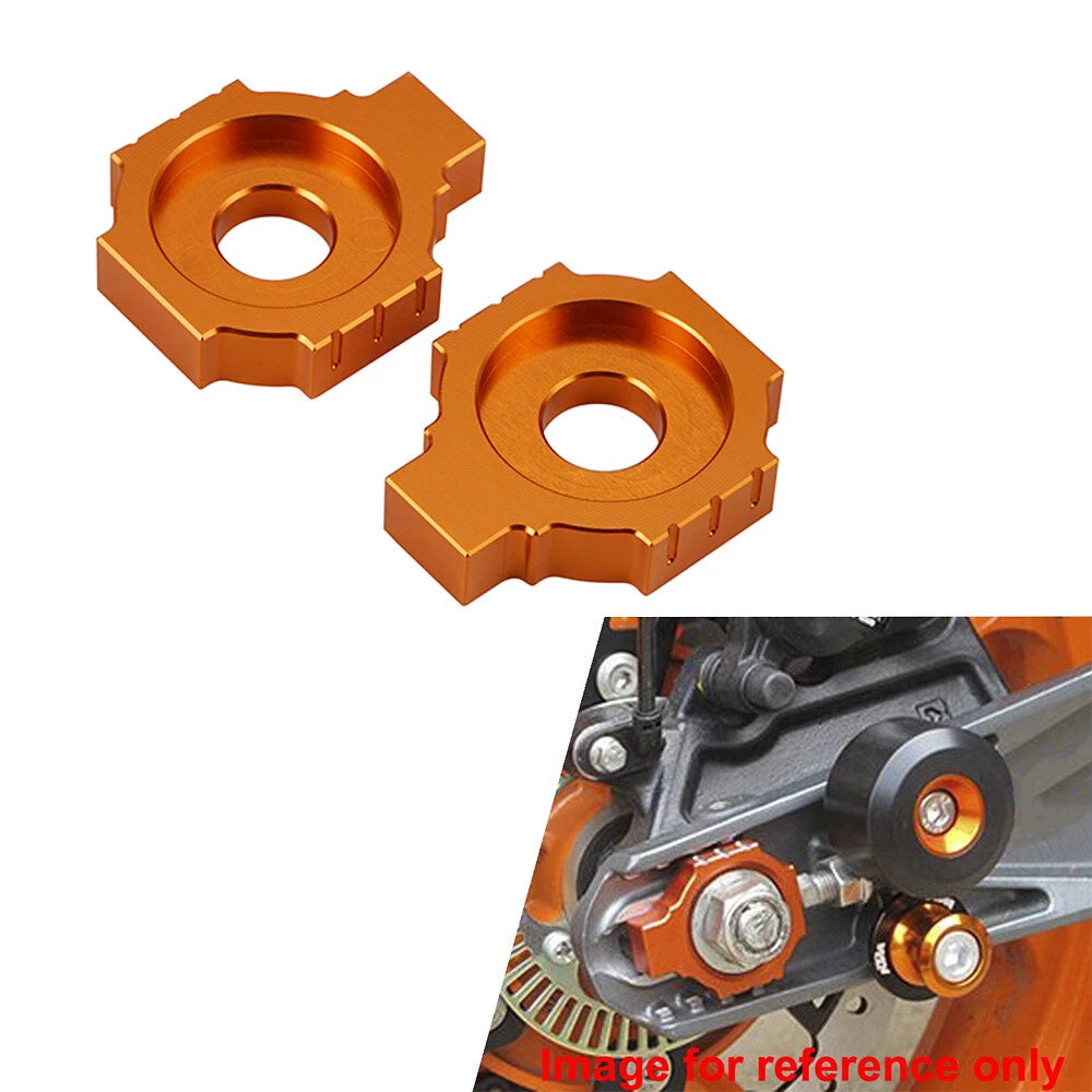 Rear Axle Adjuster Blocks & Oil Filler Cap & Engine Plugs for KTM 125/200/390 Duke (2011–2023)