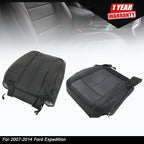 Leather Seat Cover Set for Ford Expedition (2007-2014) - Camel Black